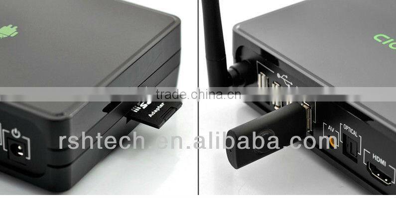 full hd 1080P media player , Supports Google TV Market, XMBC Miracast and DLNA