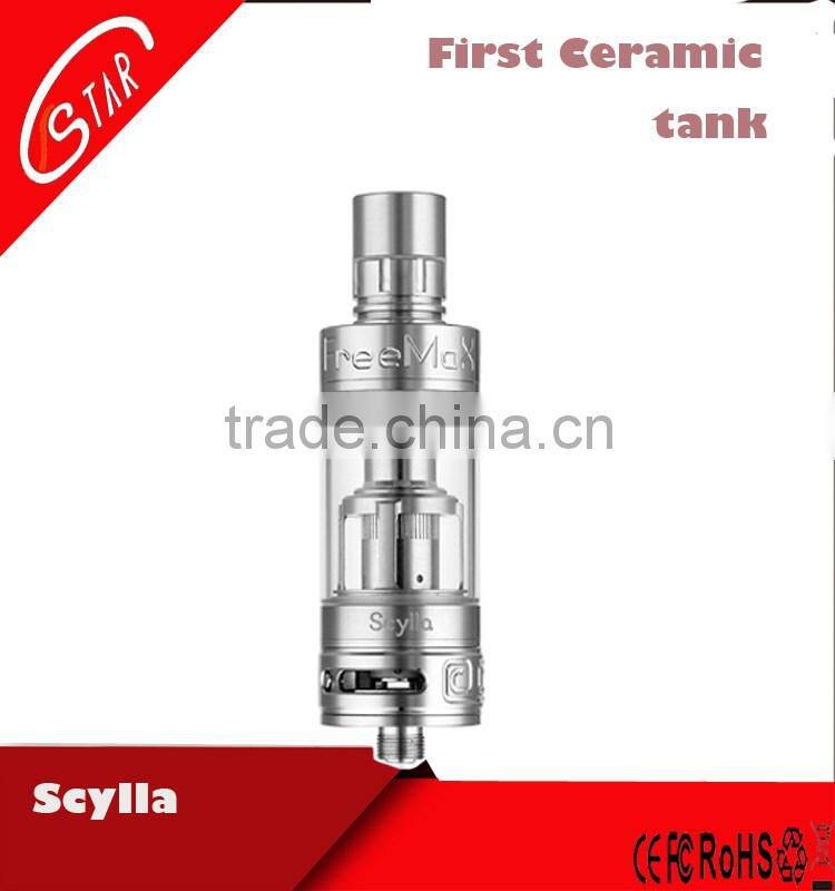 2015 Factory wholesale Scylla ceramic coil sub ohm tank for ecig