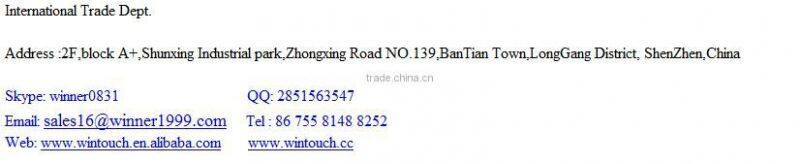 Digital High Resolution 17 inch Infrared Touch Screen Monitor With Windows Android Linux System