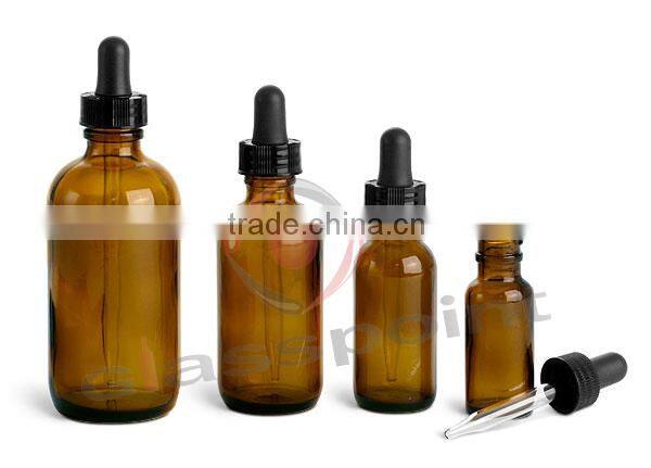 Amber bottle, empty amber glass bottle, China supplier