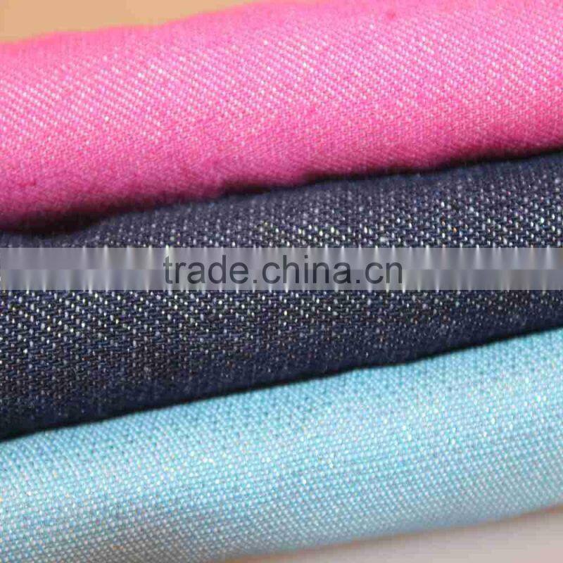 fashion jean denim fabric for woman jean shoe material