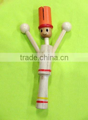 New Wooden Toy Wood Puppet Handwork 6.5''