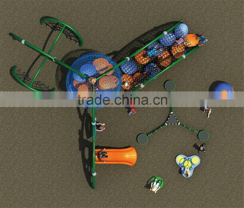 KAIQI classic Adventure Island Series KQ50102A children multi-function outdoor climbing sets playground equipment
