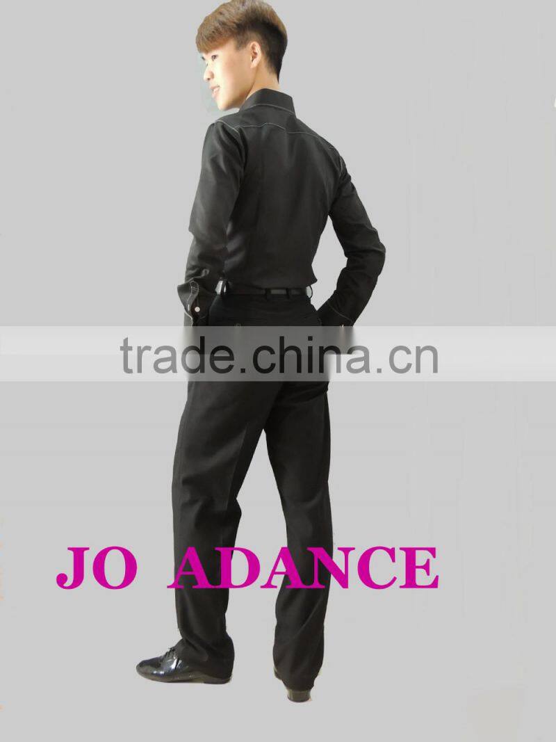 Men dance practice pants Men's ballroom dance pants Men's Exercises clothing Ballroom Clothing Tights