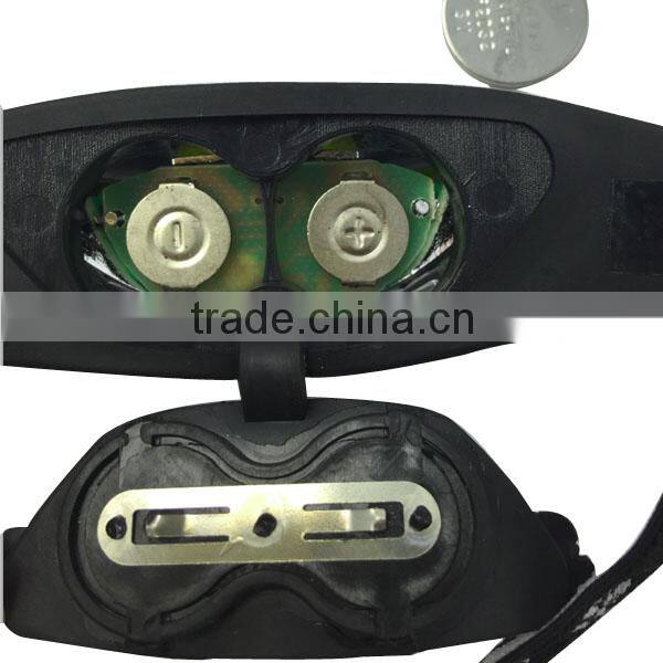 Waterproof Outdoor Camping 2* CR2032 Battery 3 Led led headlamp manufacturers /Led Head Light
