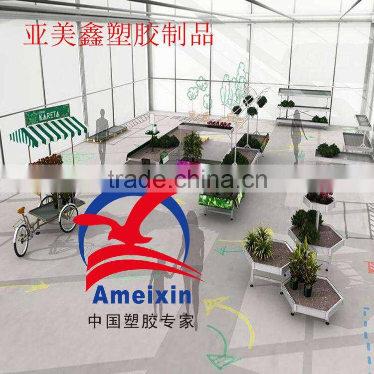 OEM customized hydroppon outdoor indoor plastic flowerpot