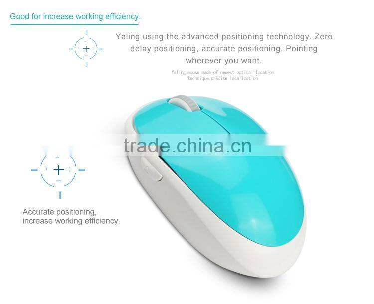 USB Wireless optical mouse with mute/ screen lock function
