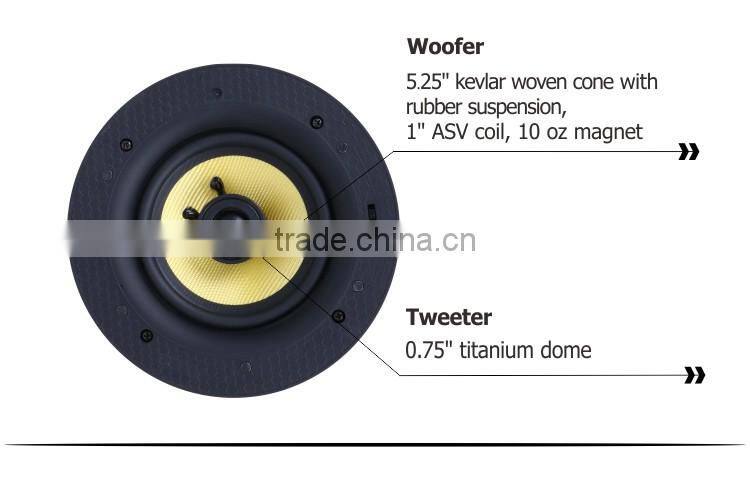 90dB 40 watts Waterproof Frameless Ceiling Speaker