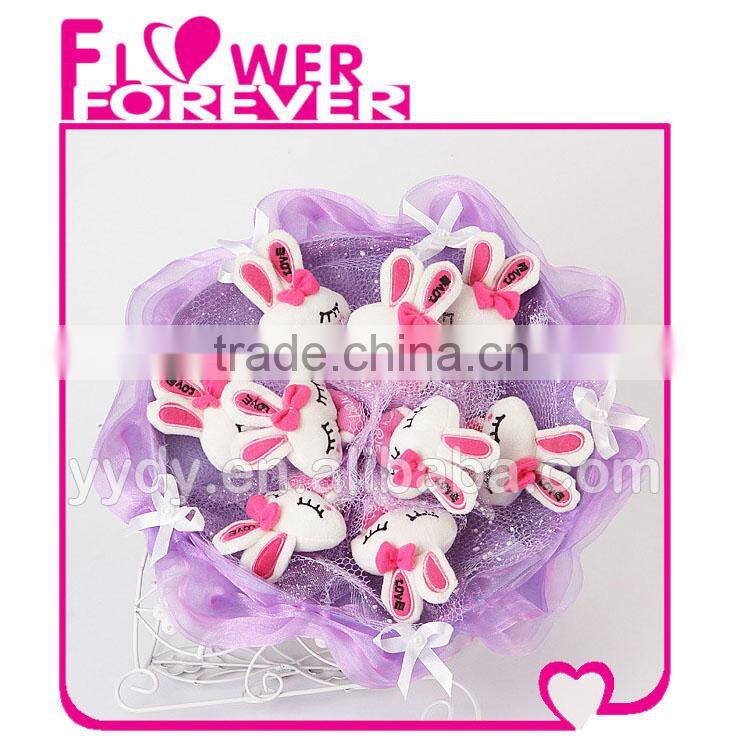 Plush Bunny Valentines Day Gifts Made in China