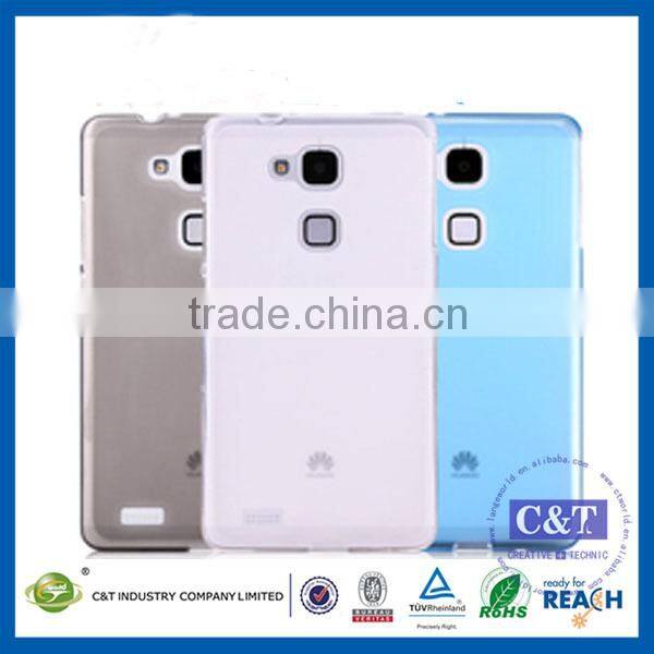 C&T Flexible Soft Gel Tpu Skin Slim Back Case Cover For Huawei Mate S