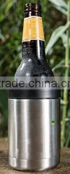 High quality vacuum stainless steel can cooler,vacuum insulated double wall freezer stainless steel can cooler