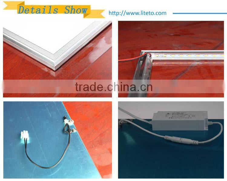 Office led lighting low price CE dimmable ultra slim 36W led panel light 62x62