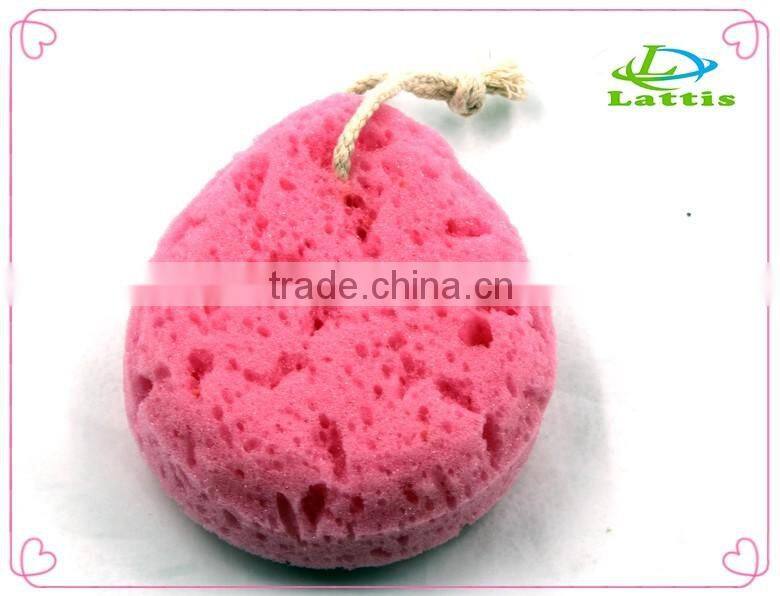 hot sale factory price massage exfoliating shower sponge body rubbing fruit shaped bath sponge for kids