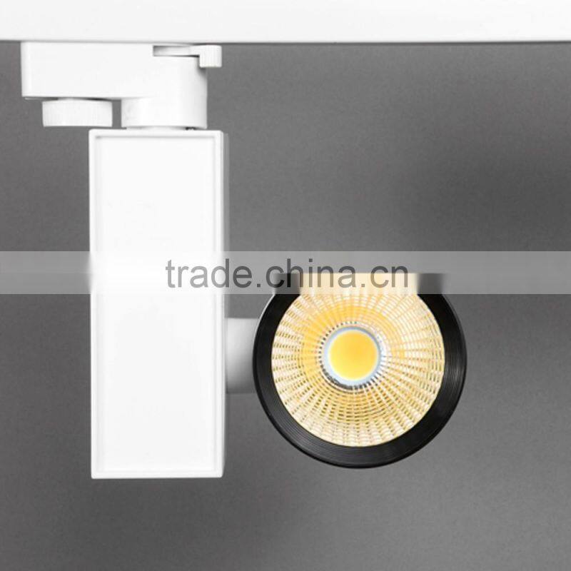 Non-adjustable 20w led track spot light with reflector for commercial lighting