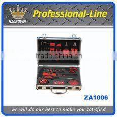 Plastic tool box with 93pc tool set