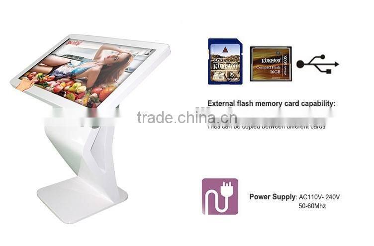 65inch Interactive Information Kiosk for train station