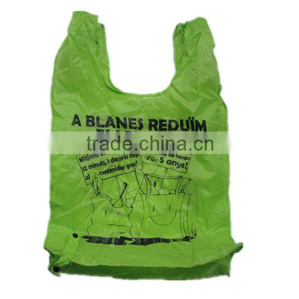 190T T 'Shirt Polyest Foldable Shopping Bag