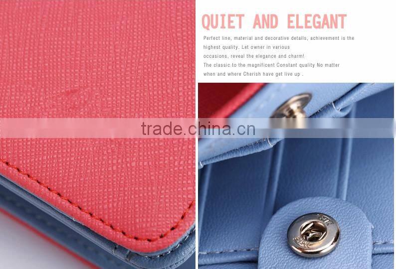 2015 popular design nylon fashion women wallet