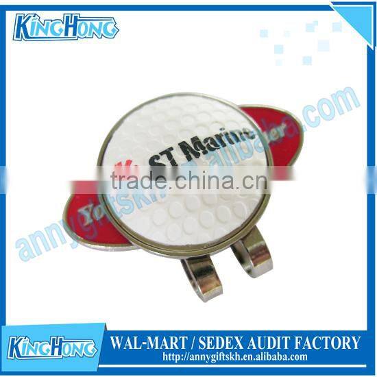 Antique Imitation style and regional feature ball marker golf hat clip