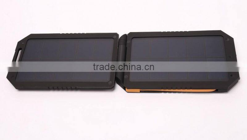 Foldable Power Bank with a Build-in Hhigh Efficiency Solar Panel