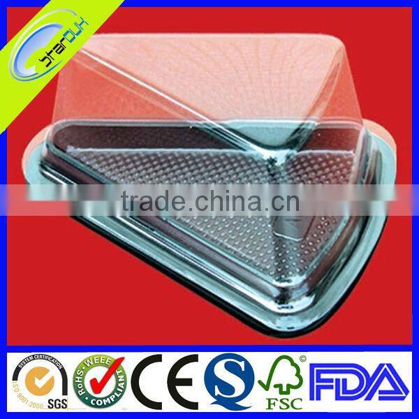 disposable plastic cake container box
