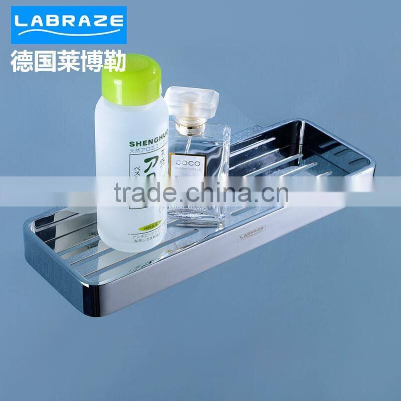 LABRAZE LE8012 triangle corner bathroom rack with chrome plating