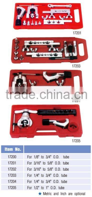 Flaring tool set