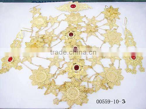 Wholesale necklace set fashion jewelry set murano glass necklaces