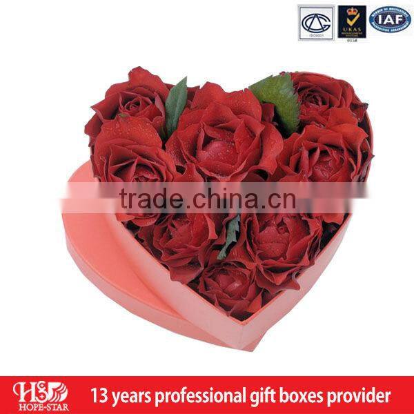 Luxry party chocolate packing chocolate gift packaging heart shaped chocolate box