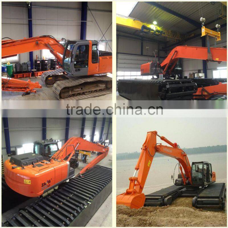 Amphibious Excavator Pontoon Undercarriage , Suitable to 20 to 23Ton Class Excavator , Model: MAX200PU