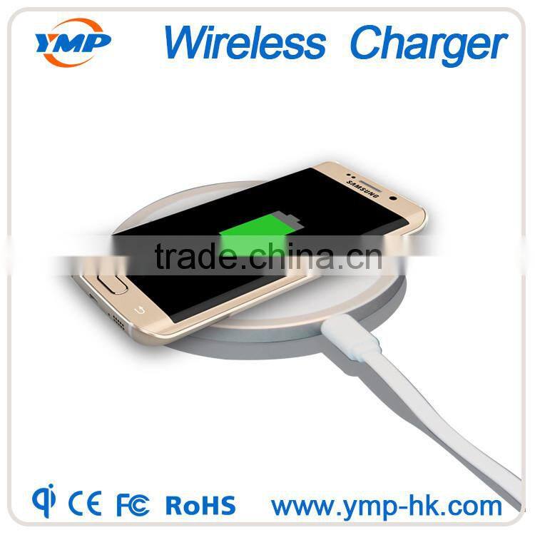Tablet charging pad for phones and wireless qi mobile charger