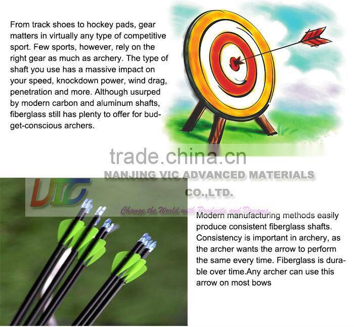 Factory Wholesale 7mm Fiberglass Arrow Shafts