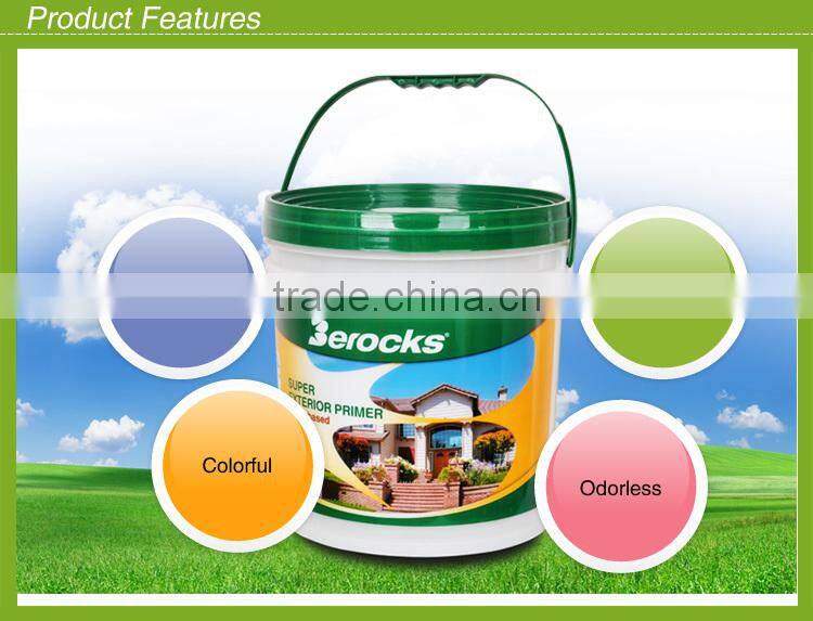 High quality exterior latex paint 18L/Suitable for a warm and humid climate