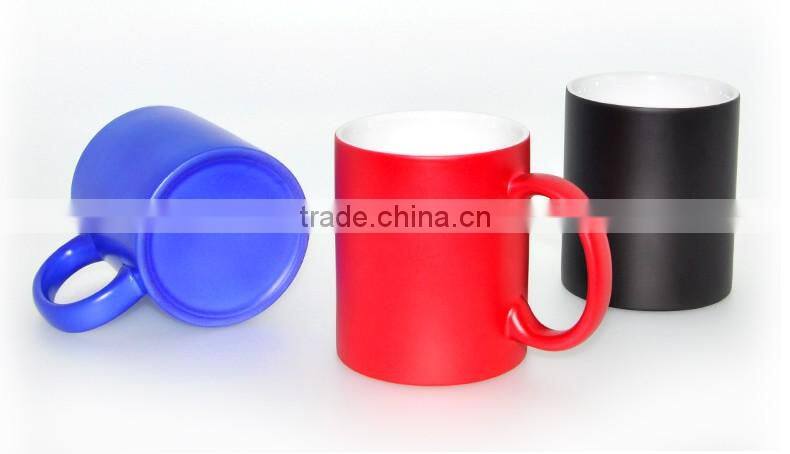 Wholesale blank sublimation full color change ceramic caneca sublimation products