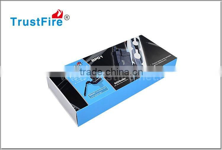 Trustfire 4.2V 6200mah waterproof battery 6200mah rechargeable battery pack with intelligent battery charger to bicycle light