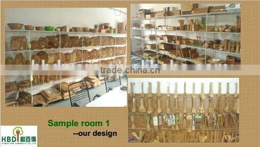 Natural Bamboo mortar and pestle for promotional