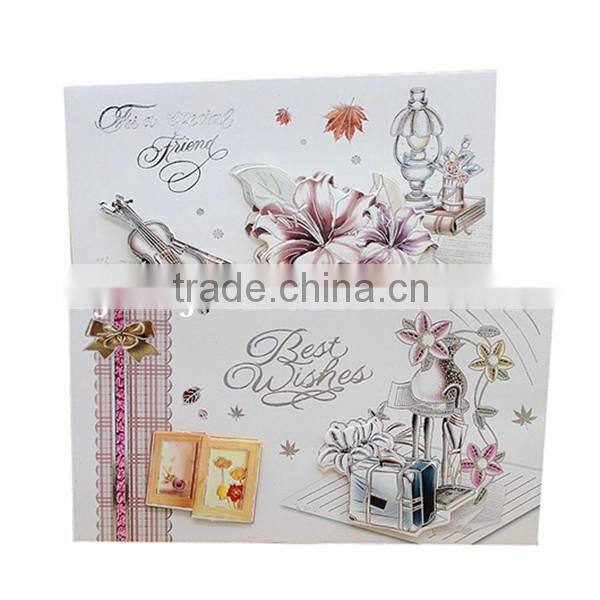 Wholesale cheap sample christmas greeting card printing