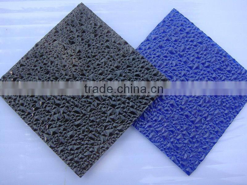 Polycarbonate Embossed Sheet/Embossed Solid PC Sheet/embossed pc sheet/Bathroom sheet