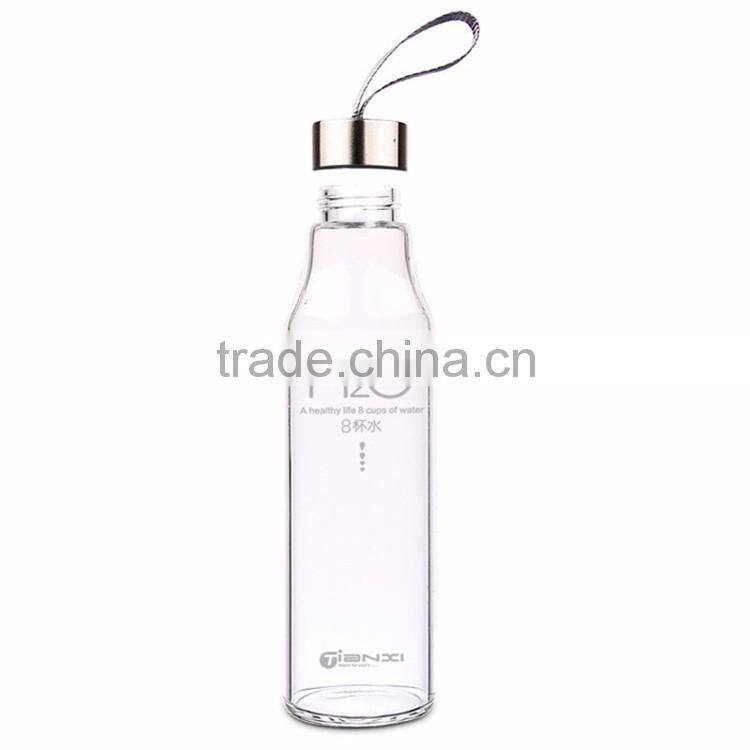 Cosmetic Joyshaker Glass Water Bottle With Infuser