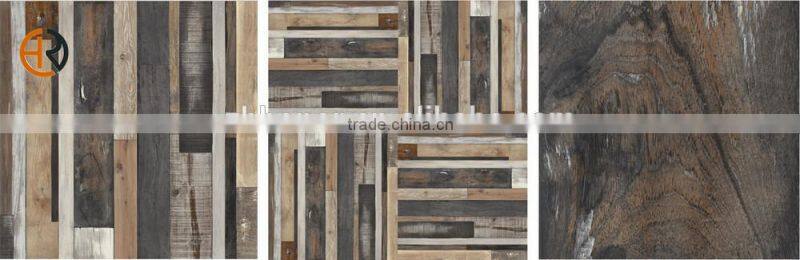 glazed rustic wood porcelain tile 24x24 made in China