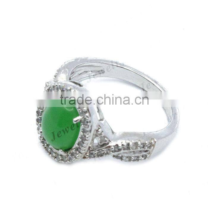 2015 hot design Jade silver ring jade wedding ring jade ring silver 925