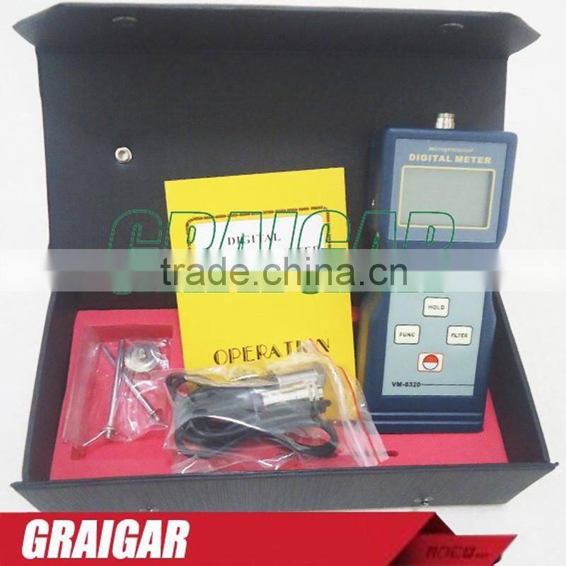 VM-6320 Hight Accuracy Vibration Meter Tester NDT Instruments VM6320 (1 to 10KHz) / p-p 0.1-200mm / s0