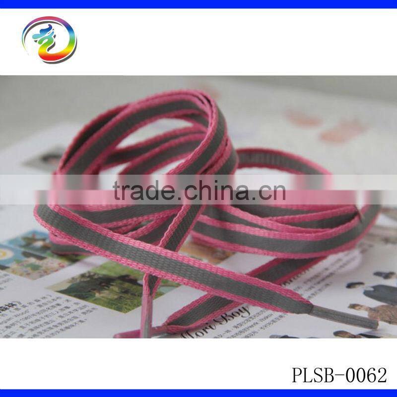 Fashion Polyester Cotton Flat Shoelace