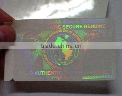 transparent hologram labels