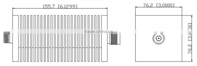 RF Attenuator Manufacturer made in china 100W