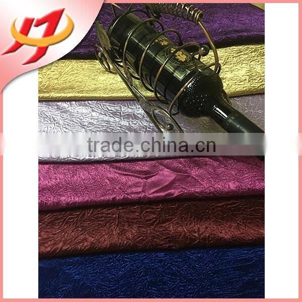 Crushed cheap polyester satin ruffled table cloth