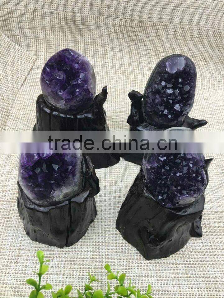 Wholesale amethyst geode for decoration natureally
