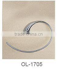 Model OL-2808 Modern square brass single towel bar