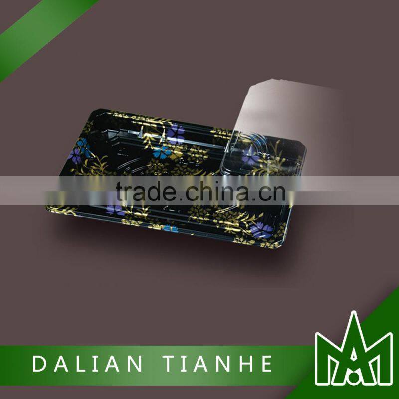 2015 New design hp-06 disposable tray sushi plastic