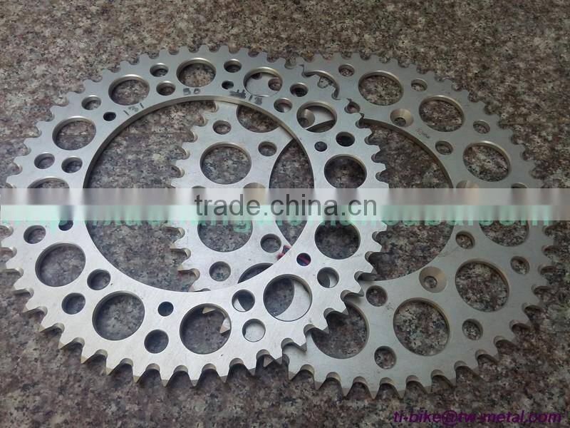 Titanium Motor Bike Chain ring Customized Titanium Motor Bicycle Chain Ring High Quality Titanium Motorbike bicycle chain-ring